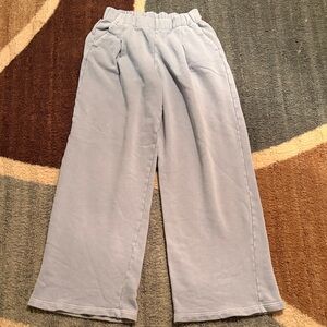 Aerie Light Blue Wide Leg Pants
